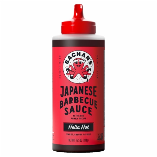 Bachan's Hella Hot Japanese Barbecue BBQ Sauce - Bold, Fresh, Umami Flavor