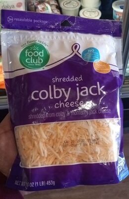 Food Club Colby Jack Shredded Cheese 16oz