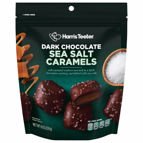 Harris Teeter™ Dark Chocolate Sea Salt Caramels