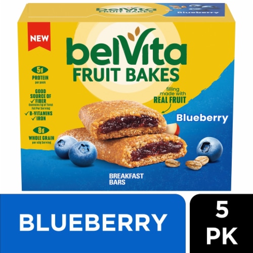 belVita Fruit Bakes Blueberry Soft Baked Breakfast Bars