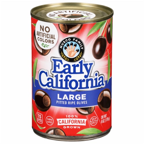 Early California® Large Pitted Ripe Black Olives