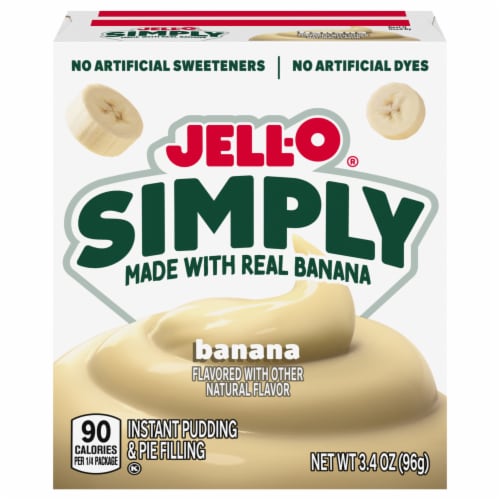 Simply Banana Flavored Instant Pudding & Pie Filling Mix
