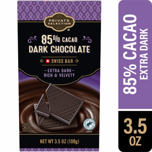 Private Selection® 85% Cacao Dark Chocolate Swiss Candy Bar