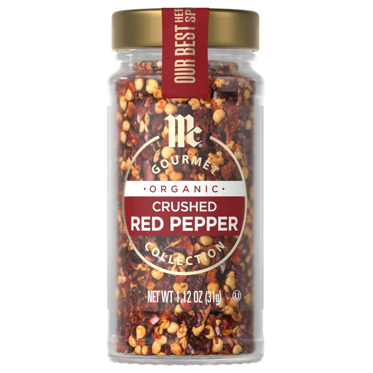 McCormick Gourmet Organic Crushed Red Pepper, 1.12 oz