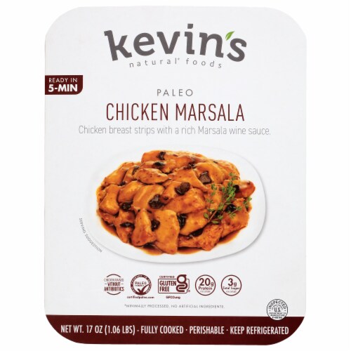 Kevin's Paleo Chicken Marsala Fully Cooked Entree