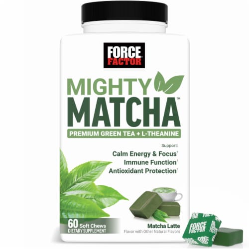 Force Factor Mighty Matcha Soft Chews Matcha Latte