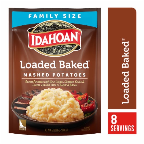 Idahoan Loaded Baked Mashed Potatoes Family Size