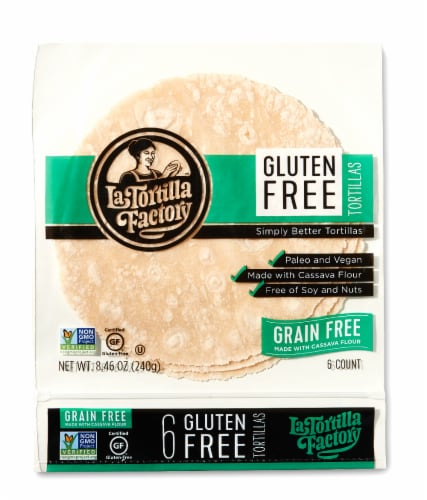 La Tortilla Factory Gluten Free Cassava Flour Tortillas