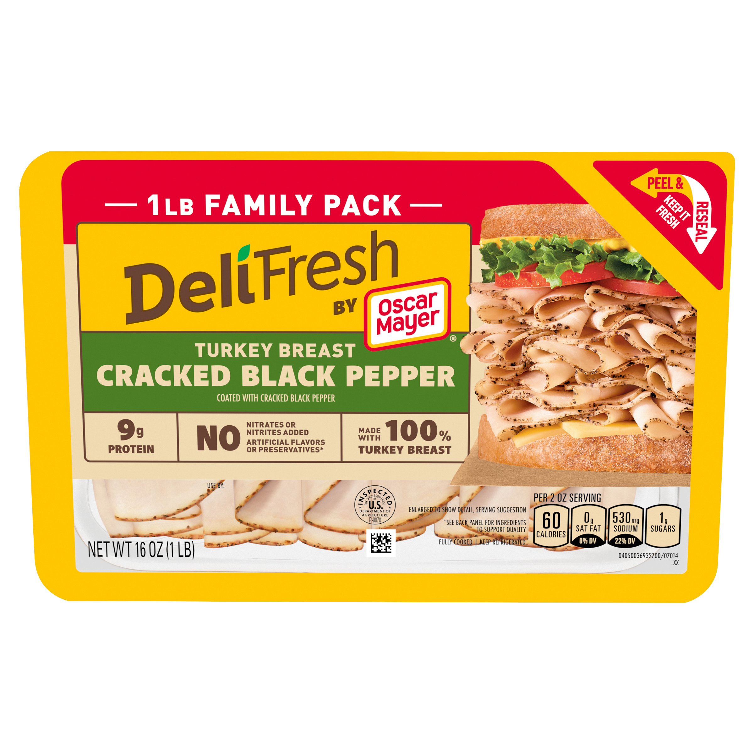 Deli Fresh Cracked Black Pepper Turkey Breast