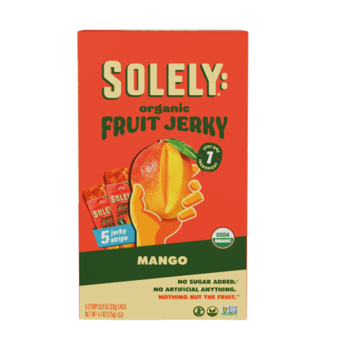 Solely® Organic Mango Fruit Jerky
