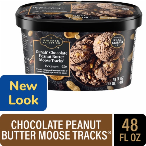 Private Selection® Denali® Chocolate Peanut Butter Moose Tracks® Ice Cream Tub