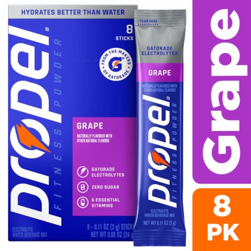 Propel® Zero Sugar Grape Powder Drink Mix Packets