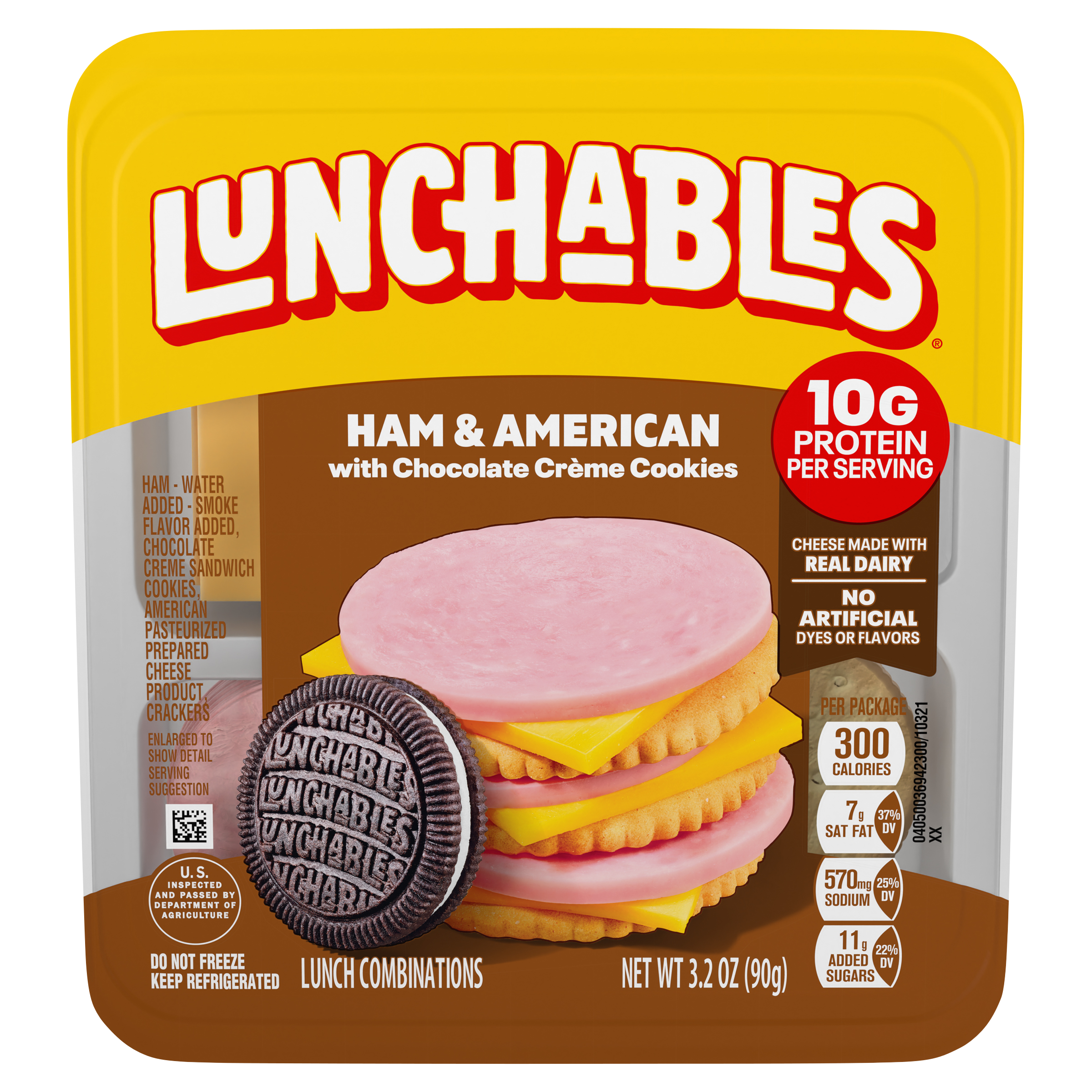 Ham & American with Chocolate Creme Cookies