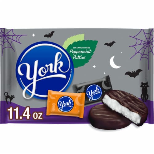 YORK Dark Chocolate Peppermint Patties Halloween Candy Bag