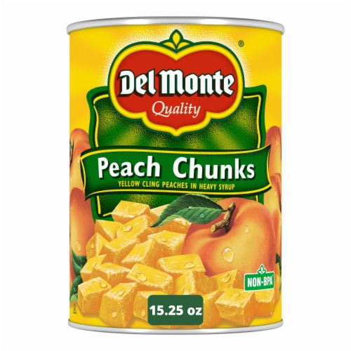 Del Monte Yellow Cling Peach Chunks in Heavy Syrup