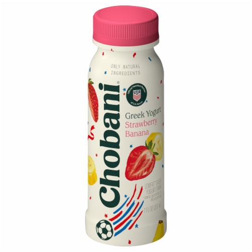 Chobani Low-Fat Strawberry Banana Greek Yogurt Drink 7 fl oz