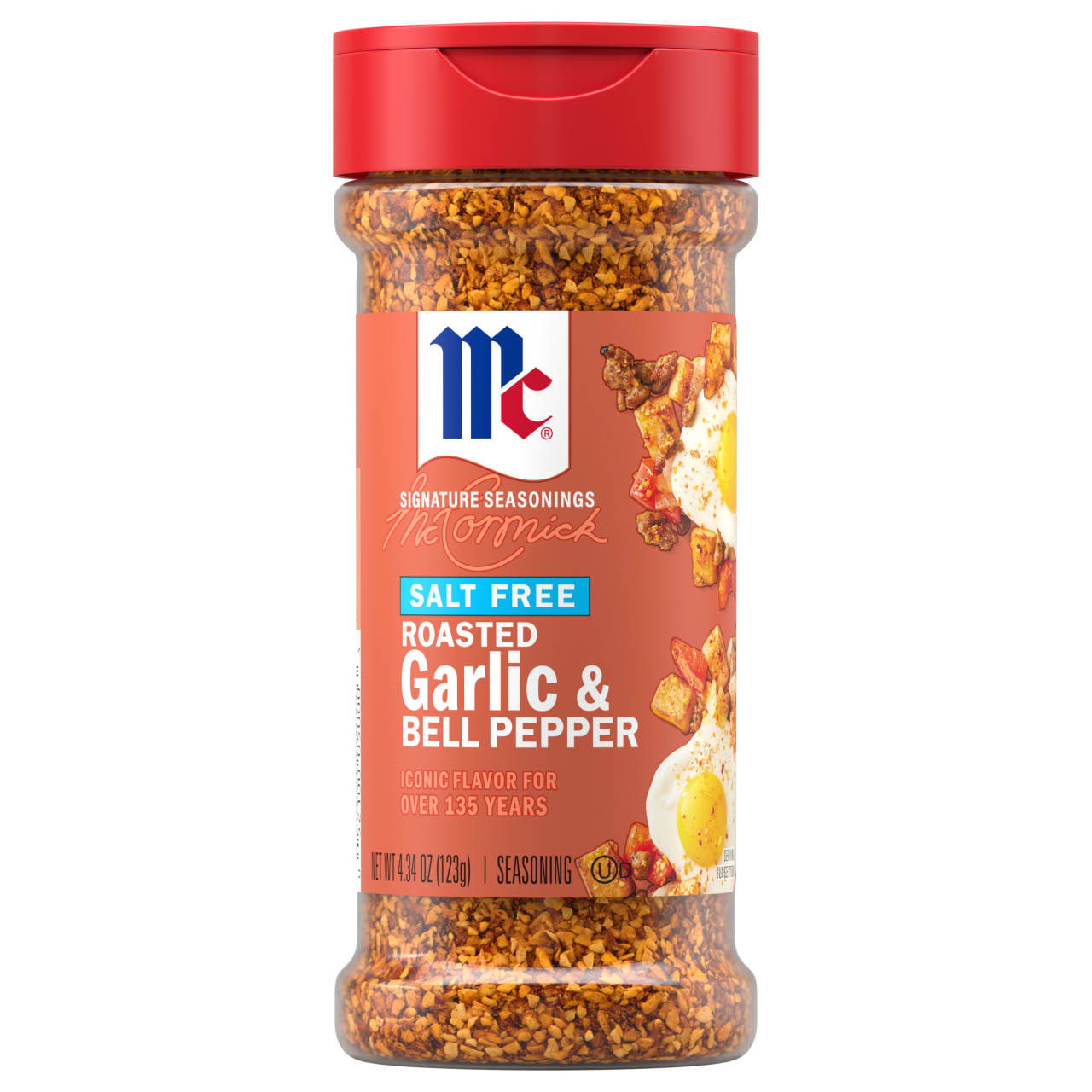 McCormick Salt Free Roasted Garlic and Bell Pepper Seasoning, 4.34 oz
