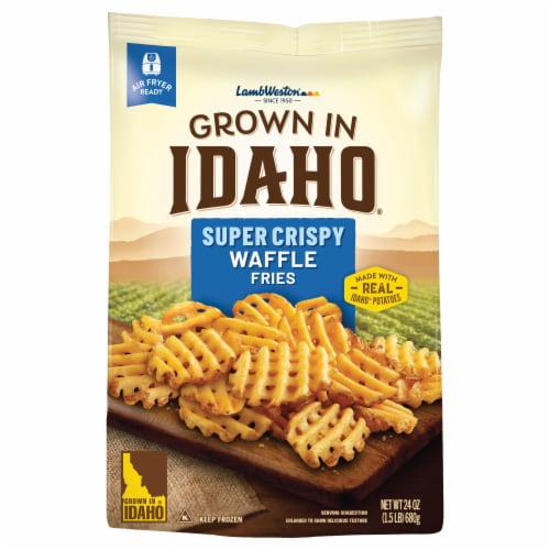 Grown in Idaho® Super Crispy Waffle Fries 24 oz
