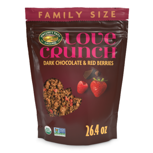 Nature's Path Love Crunch Dark Chocolate & Red Berries Granola