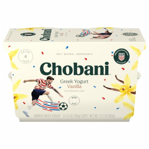 Chobani® Vanilla Nonfat Greek Yogurt Cups