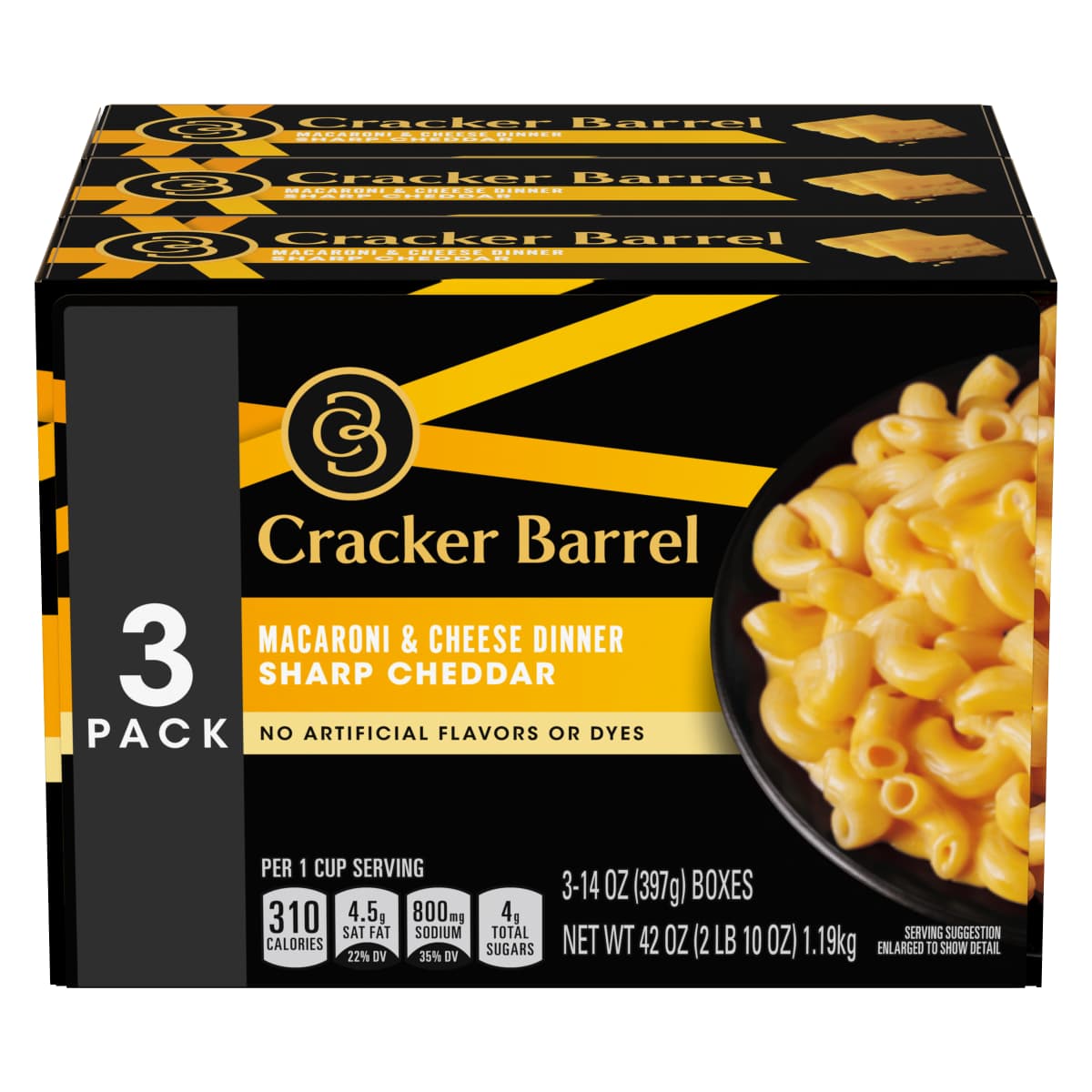 Sharp Cheddar Macaroni & Cheese Dinner