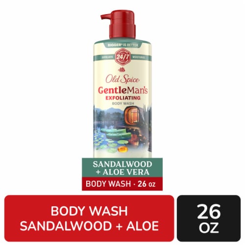 Old Spice Men's Body Wash for Men Sandalwood + Aloe Vera 24/7 Shower Fresh