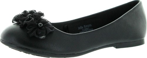 Jelly Beans Girls Cici Shoes, Black,4