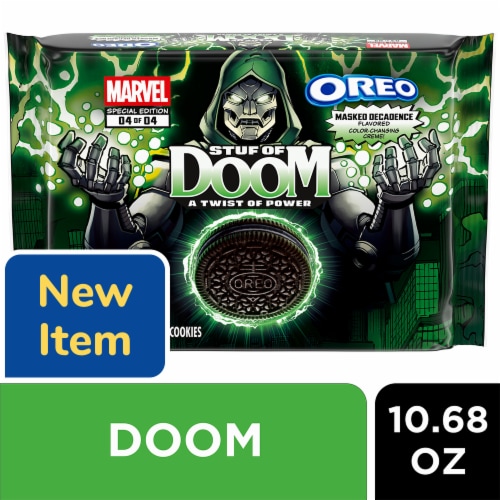 MARVEL OREO Stuf of Doom Chocolate Sandwich Cookies, Special Edition, 10.68 oz