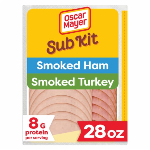 Oscar Mayer Kit w/ Extra Lean Smoked Ham & Extra Lean Smoked Turkey Breast Lunch Meat Pack