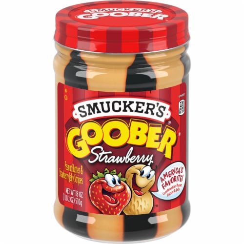 Smucker's Goober Peanut Butter and Strawberry Jelly Stripes