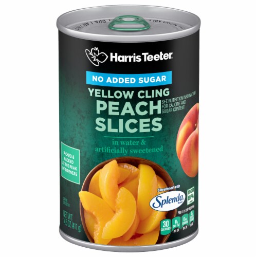 Harris Teeter® No Added Sugar Yellow Cling Peach Slices