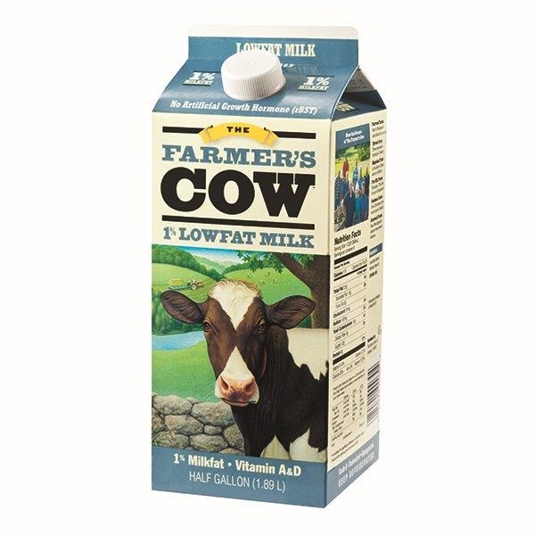 Farmers Cow 1% Lowfat Milk