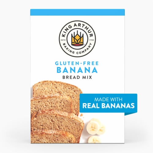 King Arthur Banana Bread + Muffin Mix, Gluten-Free, Non-GMO Project Verified, Certified Kosher