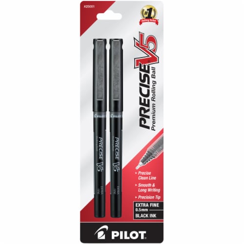 Pilot® Precise V5 Black Extra Fine Point Premium Rolling Ball Pens