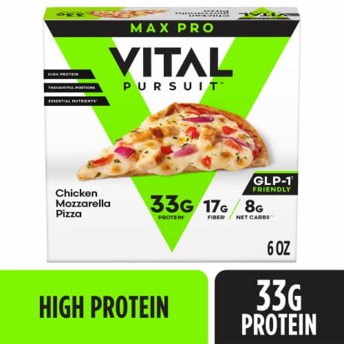 Vital Pursuit Chicken Mozzarella Pizza High Protein Frozen Meal
