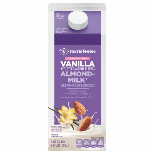 Harris Teeter Unsweetened Vanilla Almondmilk