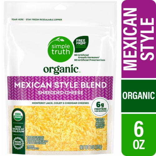 Simple Truth Organic® Mexican Style Blend Shredded Cheese