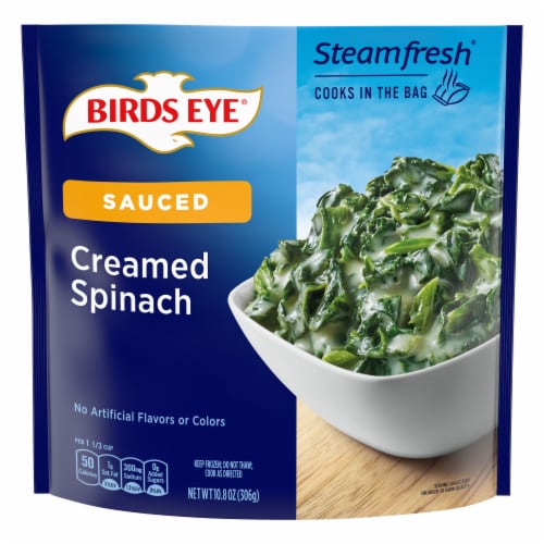 Birds Eye Steamfresh Creamed Spinach, Frozen Vegetables