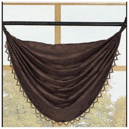 Kashi Home Vl021563 36 X 35 Inch Sherry Valance - Latte