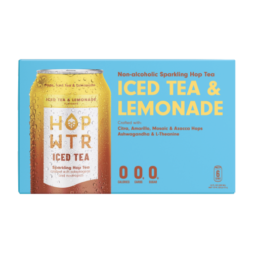 HOP WTR Non-Alcoholic Sparkling Iced Tea & Lemonade