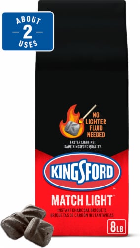 Kingsford Match Light Charcoal Briquettes, Fast Lighting, No Lighter Fluid Needed