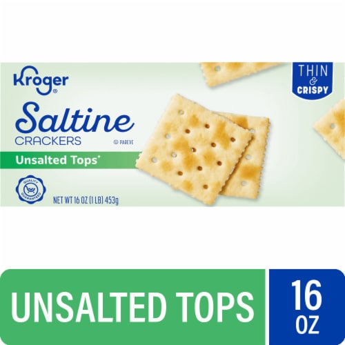 Kroger® Saltine Crackers Unsalted Tops