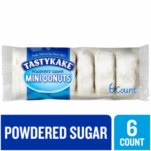 Tastykake Powdered Sugar Mini Donuts Portable Powdered Donuts