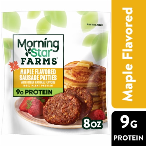 MorningStar Farms® Veggie Breakfast Maple Flavored Plant Based Sausage Patties