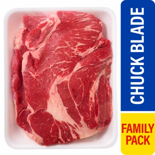 Choice Beef Chuck Blade Steak Family Pack