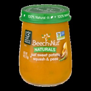 Beech-Nut Naturals Stage 3 Swt pot, Squash & Peas