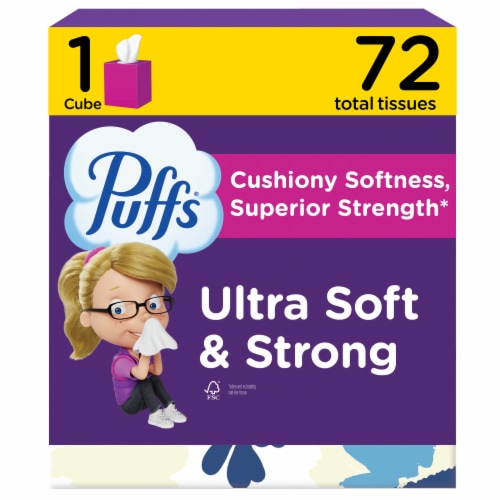 Puffs Ultra Soft Mega Cube Facial Tissues