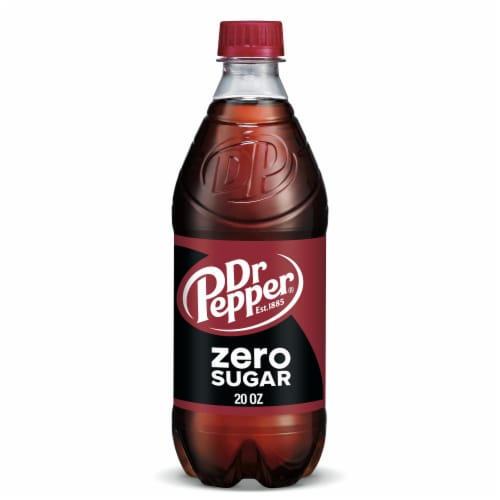 Dr Pepper Zero Sugar Soda Bottle