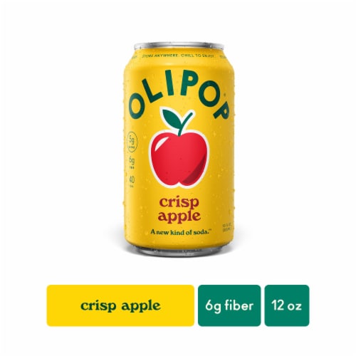 Olipop® Crisp Apple Prebiotic Soda Can