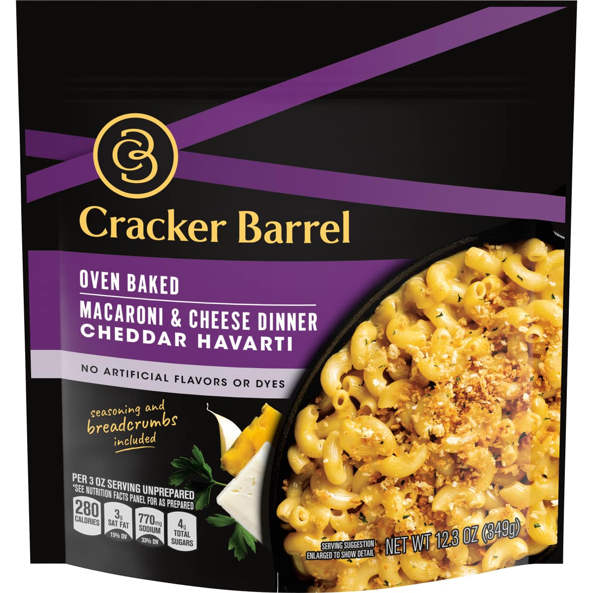 Cheddar Havarti Oven Baked Macaroni & Cheese Dinner